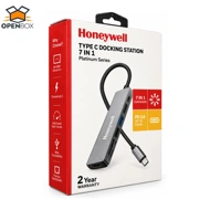 Honeywell Type C Docking Station 7 in 1 (USB | Type C | HDMI | SD Card) (Open Box)