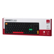 Iball Hybrid Wireless Keyboard RGB QWERTY S600 (Black)