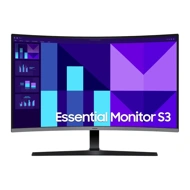 Samsung LED Monitor 32\" Curved FHD VA 100Hz With HDMI | VGA (LS32D390GAW)