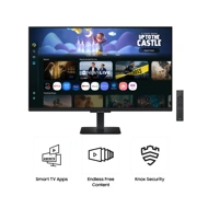 Samsung LED Monitor M5 32\" FHD VA 60Hz With HDMI | Speaker (LS32FM500EWXXL)