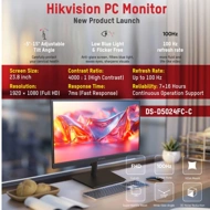 Hikvision LED Monitor 24\" IPS  FHD with HDMI (DS-D5024FC-C)