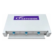 CATVISION Patch Panel Unit LIU Fully Loaded Rack Mount Sliding LC/UPC (6F)