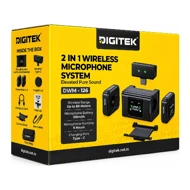 DigiTek Wireless Microphone Type C With 2 Mic (DWM-126)