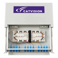 CATVISION Patch Panel Unit LIU Fully Loaded Rack Mount Sliding SC/UPC (12F)