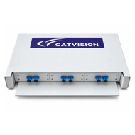 CATVISION Patch Panel Unit LIU Fully Loaded Rack Mount Sliding SC/UPC (6F)