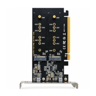 BUNGEES PCI EXPRESS 16X 2 PORT M.2 Add On Card