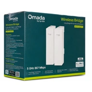 TP-Link Omada 5GHz 867Mbps 5km Range Outdoor Access P2P Preconfigured, Plug&Play (EAP215-Bridge KIT)