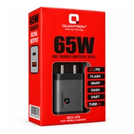 Quantron Mobile Charger Adapter 65w Type-C (With Cable)  (QCC-475)
