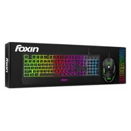 Foxin USB Gaming Keyboard Mouse Combo RGB (Endeavour)