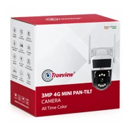 Trueview 4G Mini PT Camera 3mp Two Way Audio T18291SF (10X Zoom)