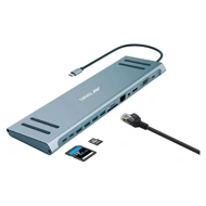 Ant Esports TYPE C HUB Dock 13 in 1 (HDMI | USB | LAN | TF | SD CARD | TYPE-C | AUX | VGA) AEC1310