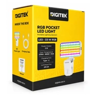 DigiTek Portable RGB LED Video Light With Built In Battery (D3W RGB)