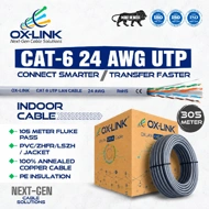 OX-LINK CAT6 Lan Cable 305m (Grey) 24AWG