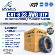 OX-LINK CAT6 Lan Cable 305m (Grey) 23AWG