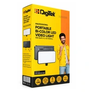 DigiTek Portable Bi-Color LED Video Light With Built In Battery (D180)