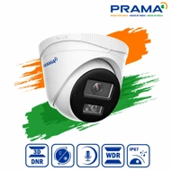 PRAMA IP DOME CAMERA 4MP HYBRID WITH MIC 2.8mm (NC343P1-WNM-D2)