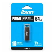 Foxin Prime Pendrive 64GB USB 2.0 (METAL)