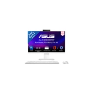 Asus (V440VAB-KWC3001WS) AIO Desktop, Intel Core 3-100U, 8 GB RAM, 512 GB SSD, 23.8 Inch FHD Screen, Windows 11 Home, Ms Office 2024 + Microsoft 365, Wireless Keyboard & Mouse, White