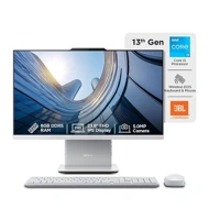 Lenovo AIO 24-F0HN0106IN 13th Gen.Corei3-1315U/8GB/512GB/ 23.8\" FHD/Wireless KBD+Mouse/W11+MSO+ 1 YR Microsoft 365 Basic/Cloud Grey