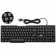 ProDot 207 USB Wired Keyboard/Spill Resistant /104 Keys - Keyboard for Computer/Laptop/Gaming Keyboard/Hindi Remington / 1 Year Warranty