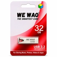We wao 32 GB Pendrive USB 3.2 Metal Case (Silver)