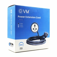 EVM Power Cable Extension Cord 3m Output 2500w